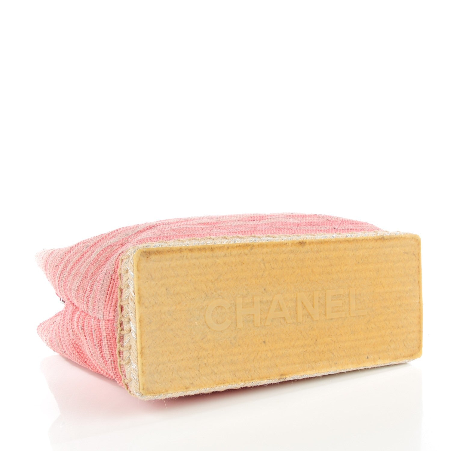 Chanel Tweed Quilted Saint Tropez Tote Pink 4 of 9