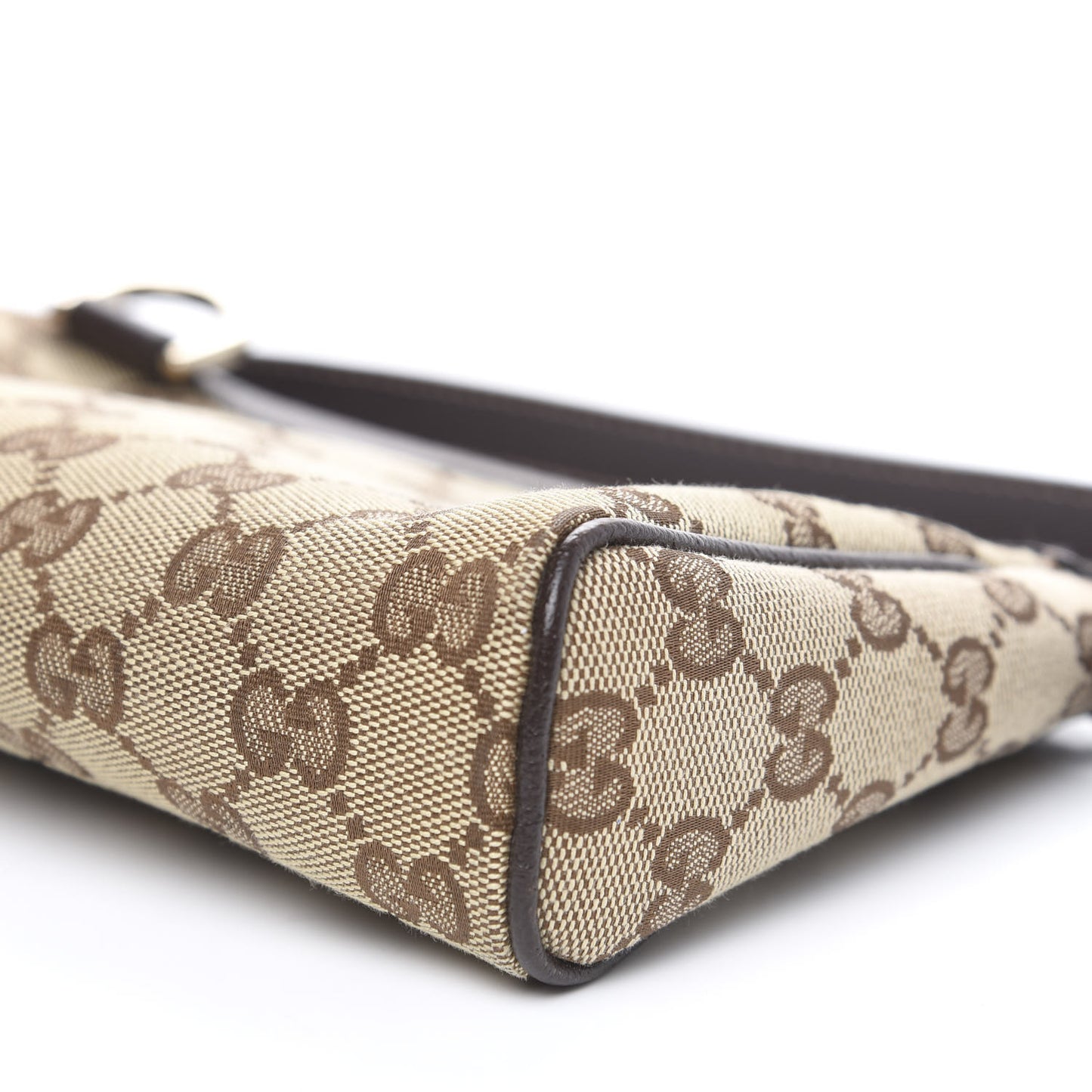 Monogram D Ring Cosmetic Case Brown