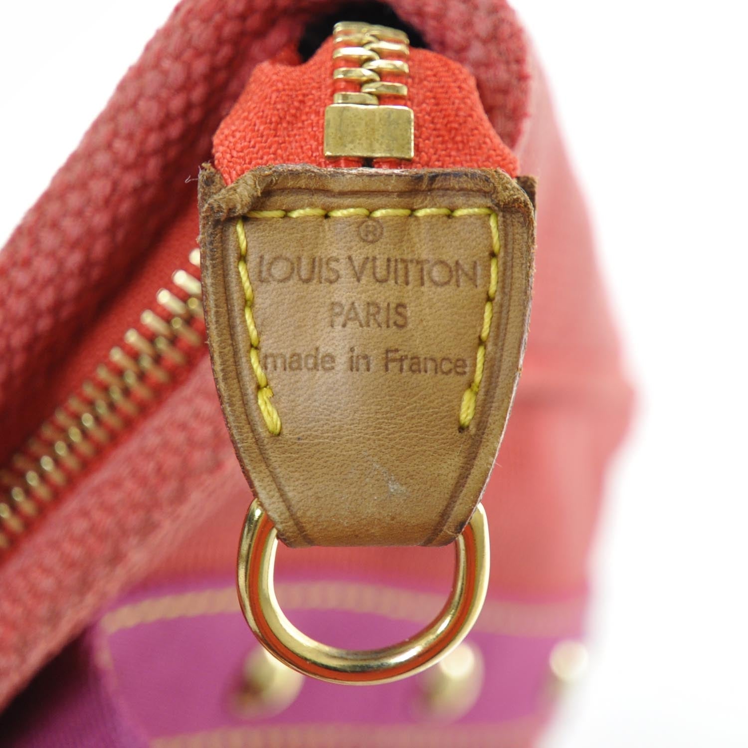 Louis Vuitton Toile Antigua Cabas MM Red Pink 8 of 8