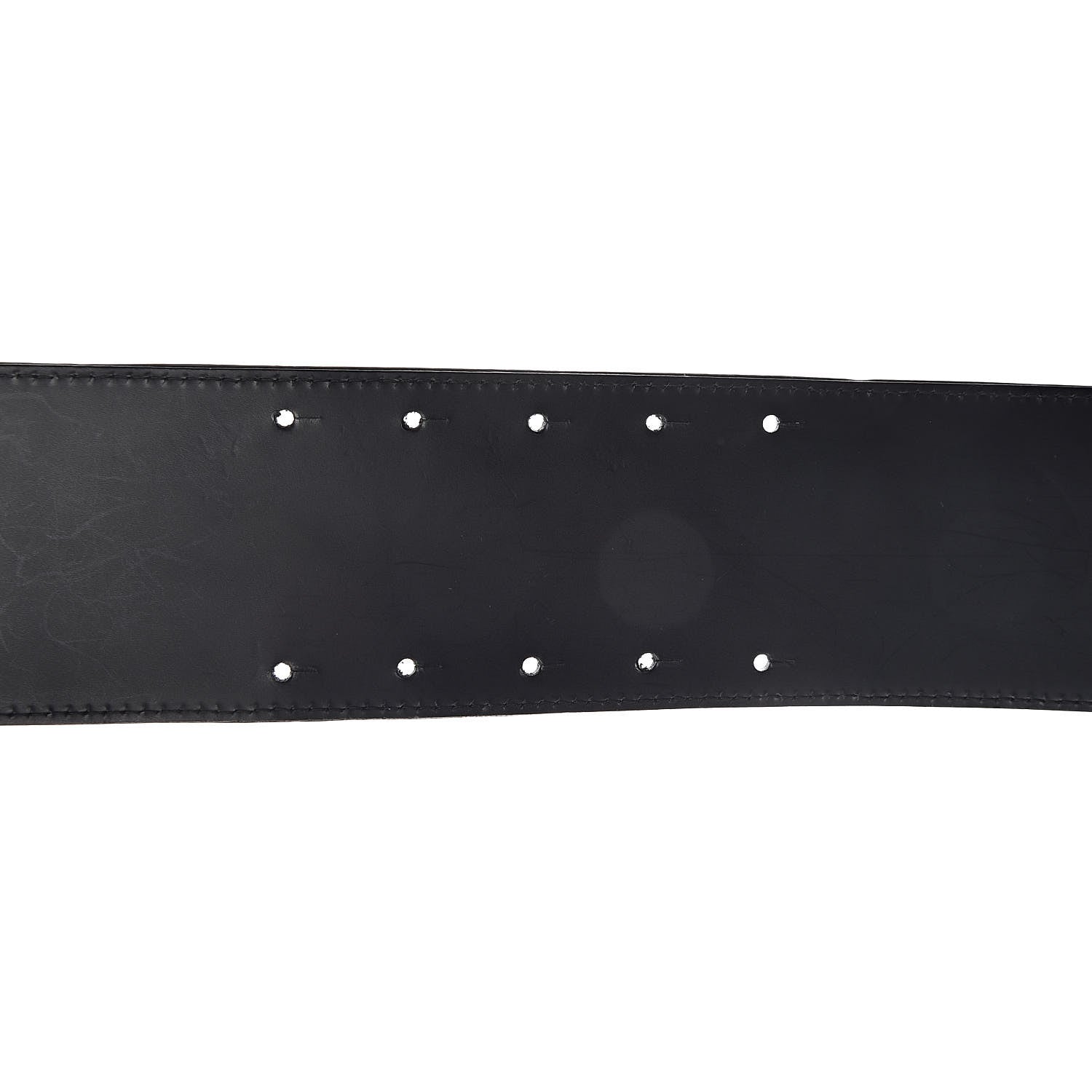 Chanel Patent Calfskin CC Wide Belt 70 28 Black 7 of 7