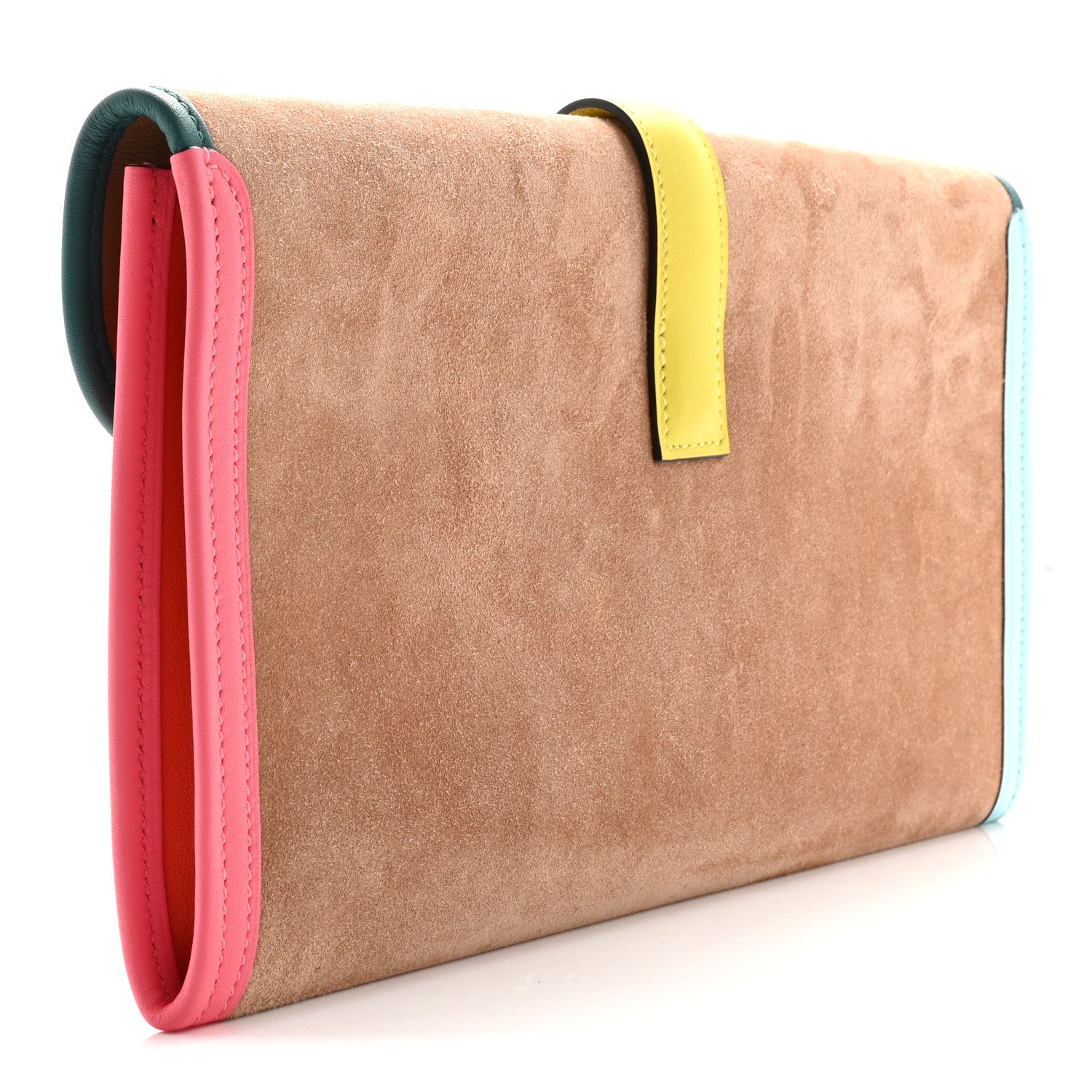 Hermes Veau Grizzly Swift Jige Elan 29 Clutch Malachite Bordeaux
