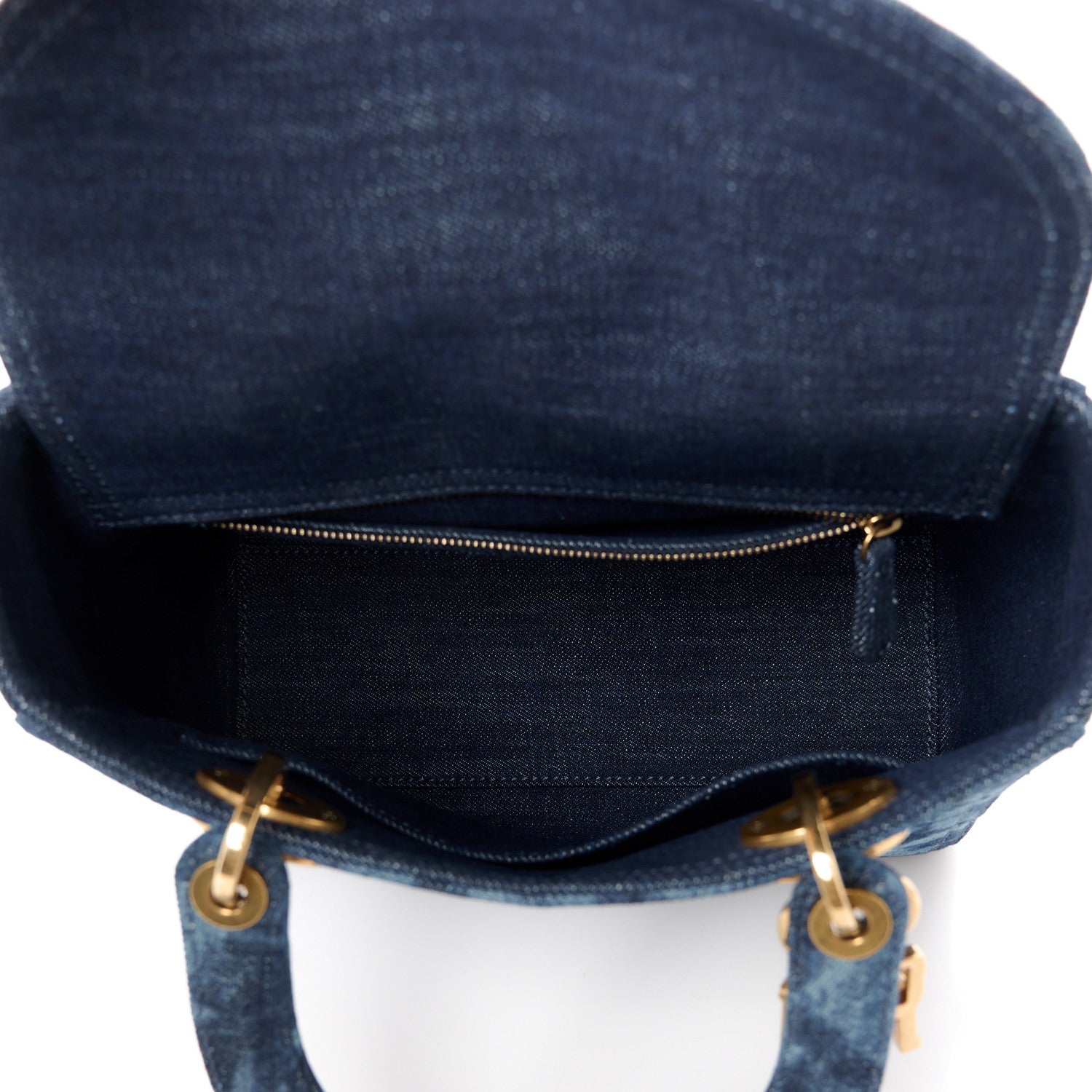 Christian Dior Denim Medium KaleiDiorscopic Lady Dior Blue 5 of 10