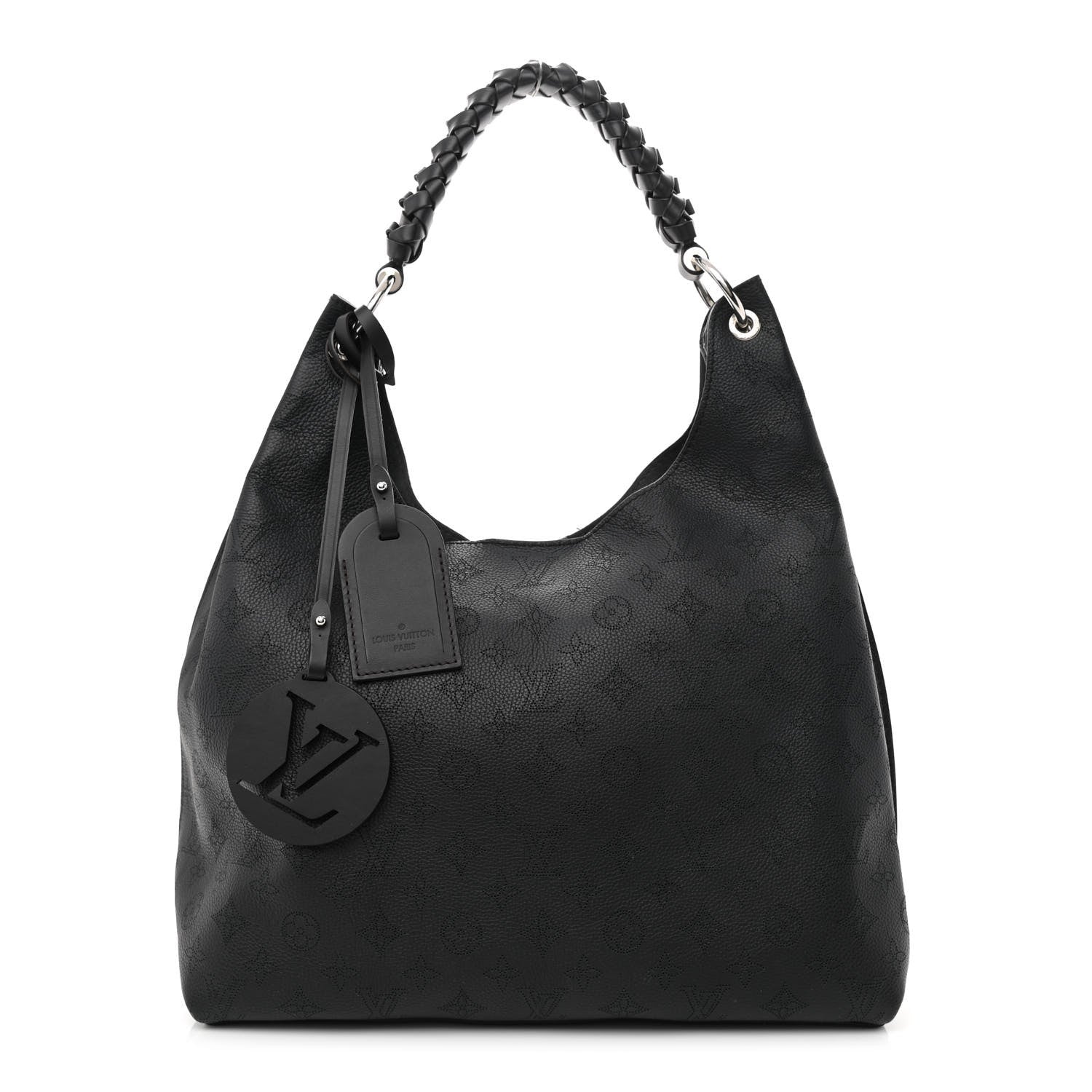 Louis Vuitton Mahina Carmel Hobo Black 1 of 11