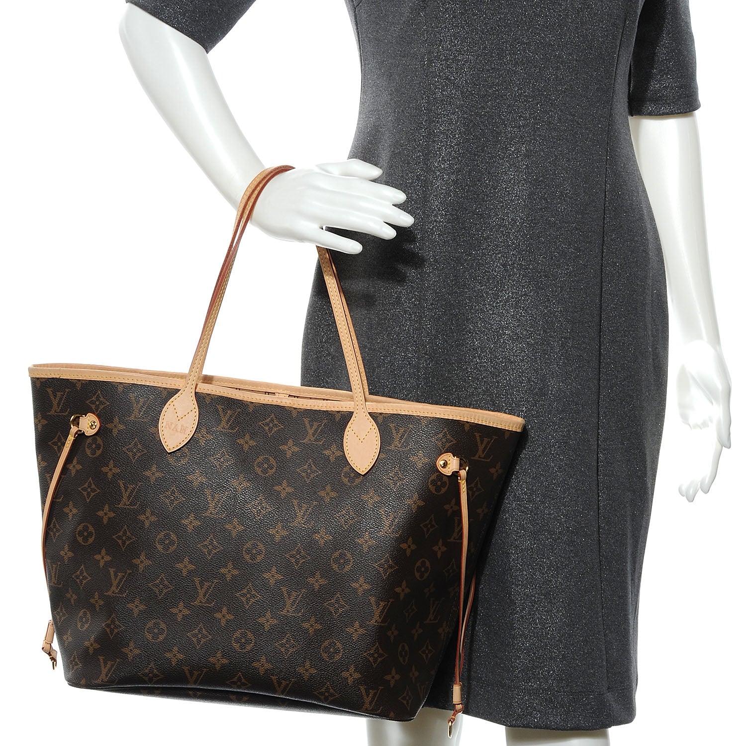 Louis Vuitton Monogram Neverfull MM 2 of 8