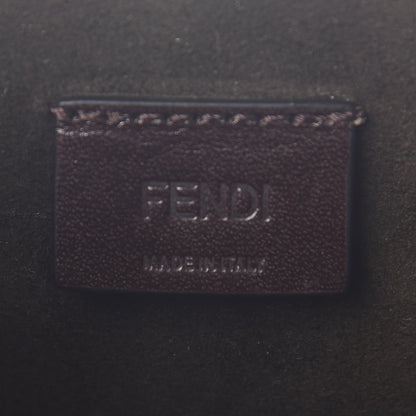 Fendi Vitello Vernice Mou Karligraphy Crossbody Bag Ebano 5 of 9