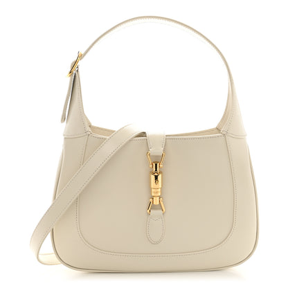 Gucci Boarded Dyana Lux Calfskin Small Jackie 1961 Hobo Mystic White 1 of 13
