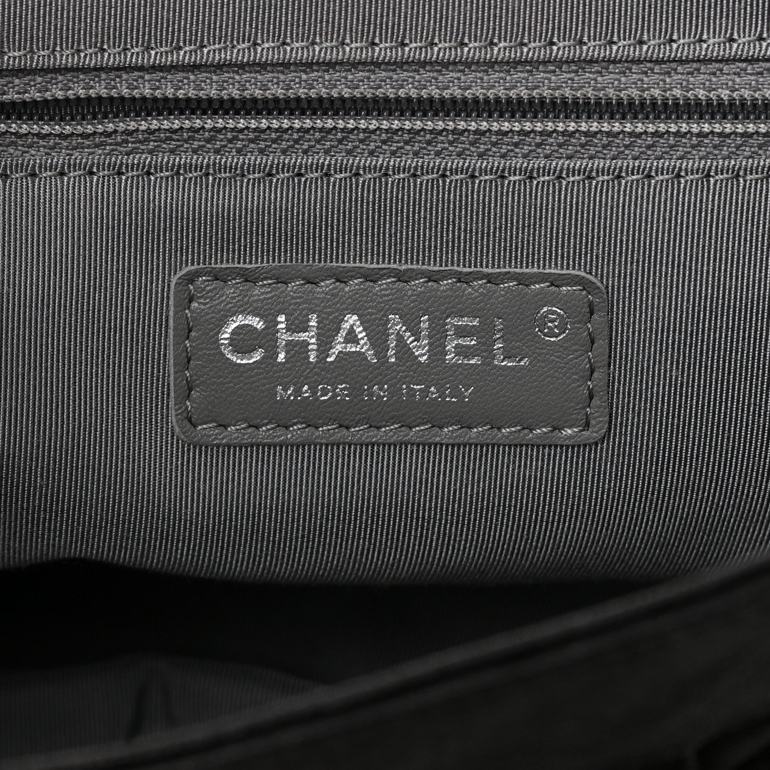 Chanel Washed Lambskin Quilted Medium Chain Around Messenger Black 6 of 10
