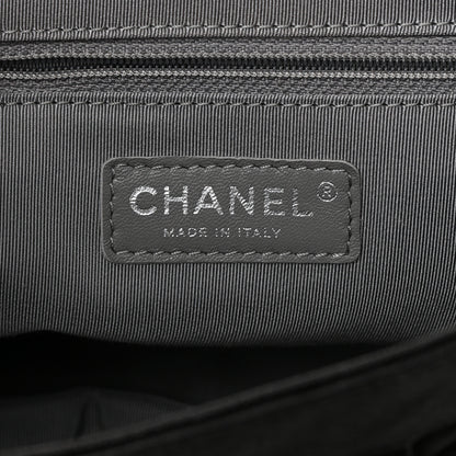 Chanel Washed Lambskin Quilted Medium Chain Around Messenger Black 6 of 10
