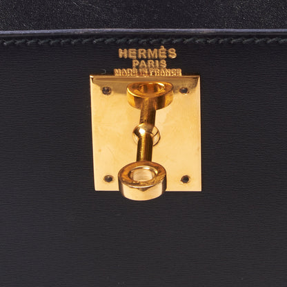 Hermes Box Kelly Sellier 28 Black 21 of 36