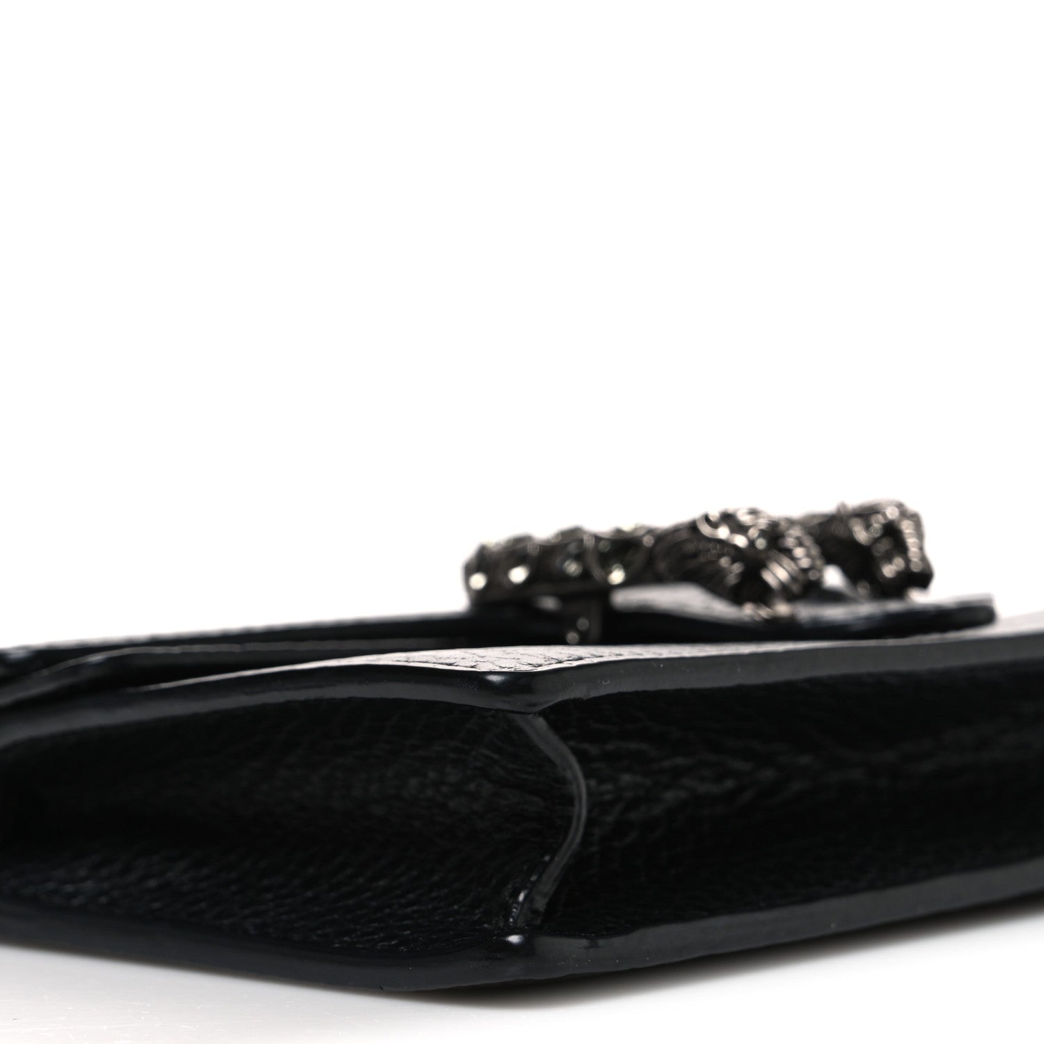 Gucci Calfskin Super Mini Dionysus Shoulder Bag Black 8 of 9