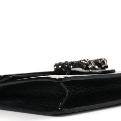 Gucci Calfskin Super Mini Dionysus Shoulder Bag Black 8 of 9
