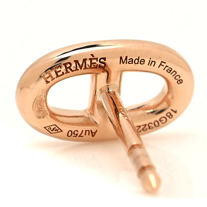 Hermes 18K Rose Gold TPM Farandole Stud Earrings 5 of 6