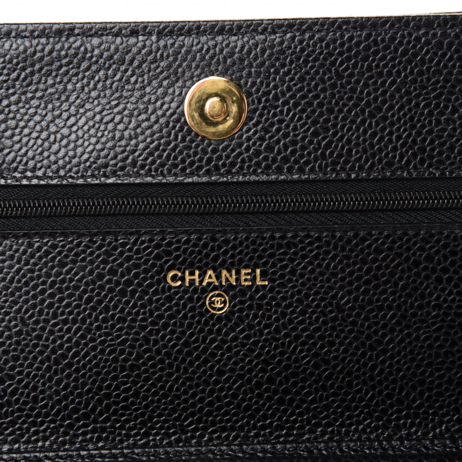 Chanel Caviar Quilted Wallet On Chain WOC Black 8 of 11