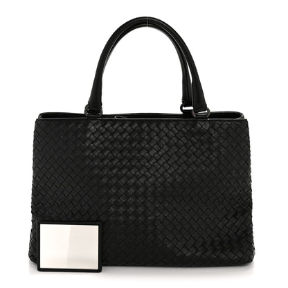 Bottega Veneta Nappa Intrecciato Milano Tote Black 4 of 29