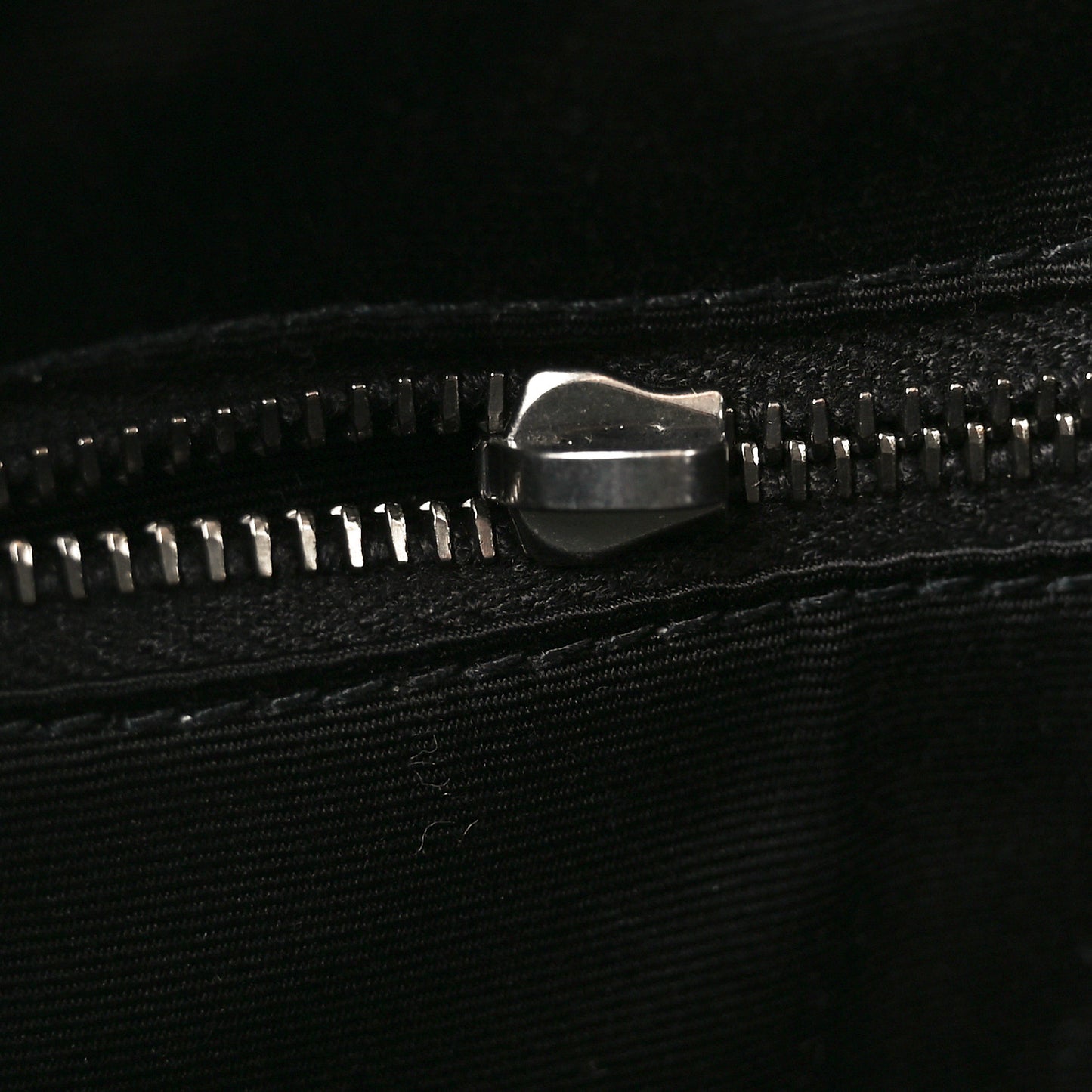 Crinkled Calfskin Matelasse Monogram Medium Niki Shopper Tote Black
