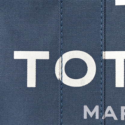 Marc Jacobs Cotton Canvas The Traveler Tote Bag Blue 17 of 18