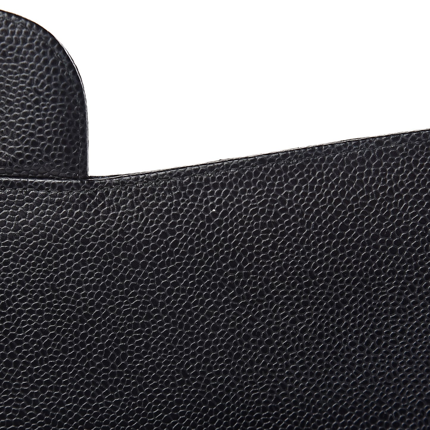 Caviar Quilted Maxi Double Flap Black