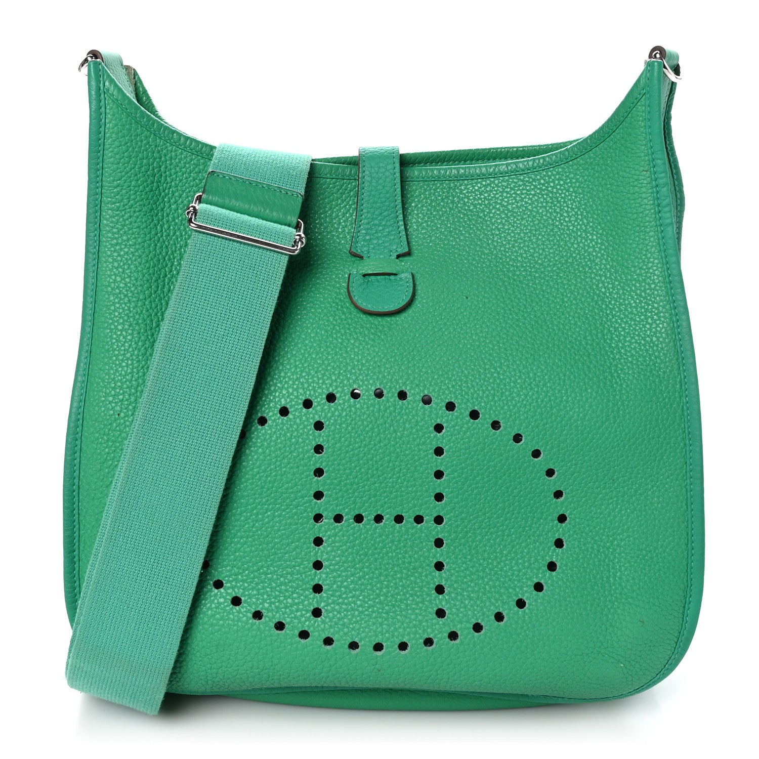 Hermes Taurillon Clemence Evelyne III GM Menthe 1 of 10