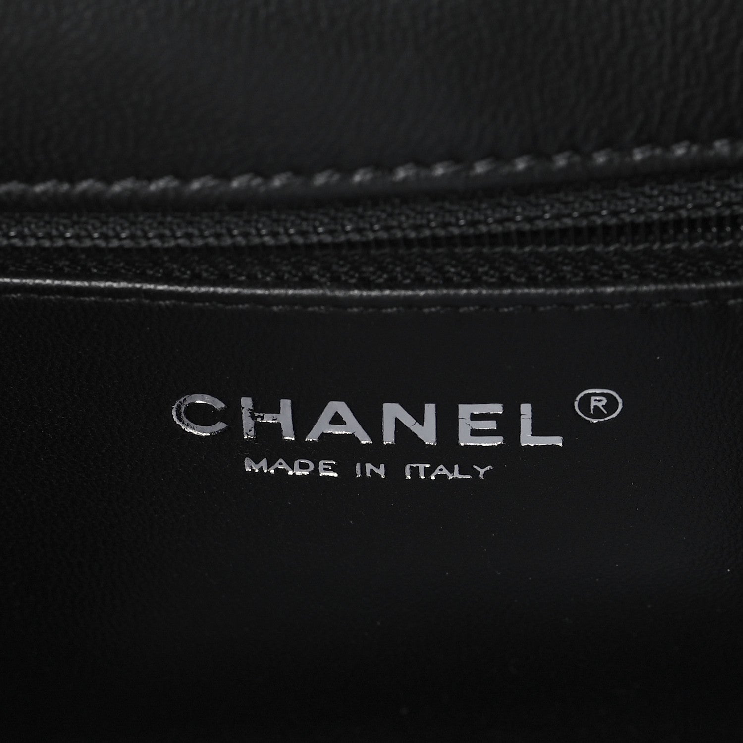 Chanel Shearling Lambskin Medium Chanel 100% Flap Black 6 of 9