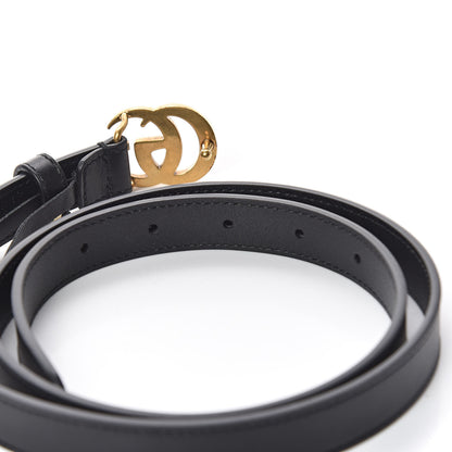 Gucci Calfskin Double G 20mm Belt 85 34 Black 4 of 8