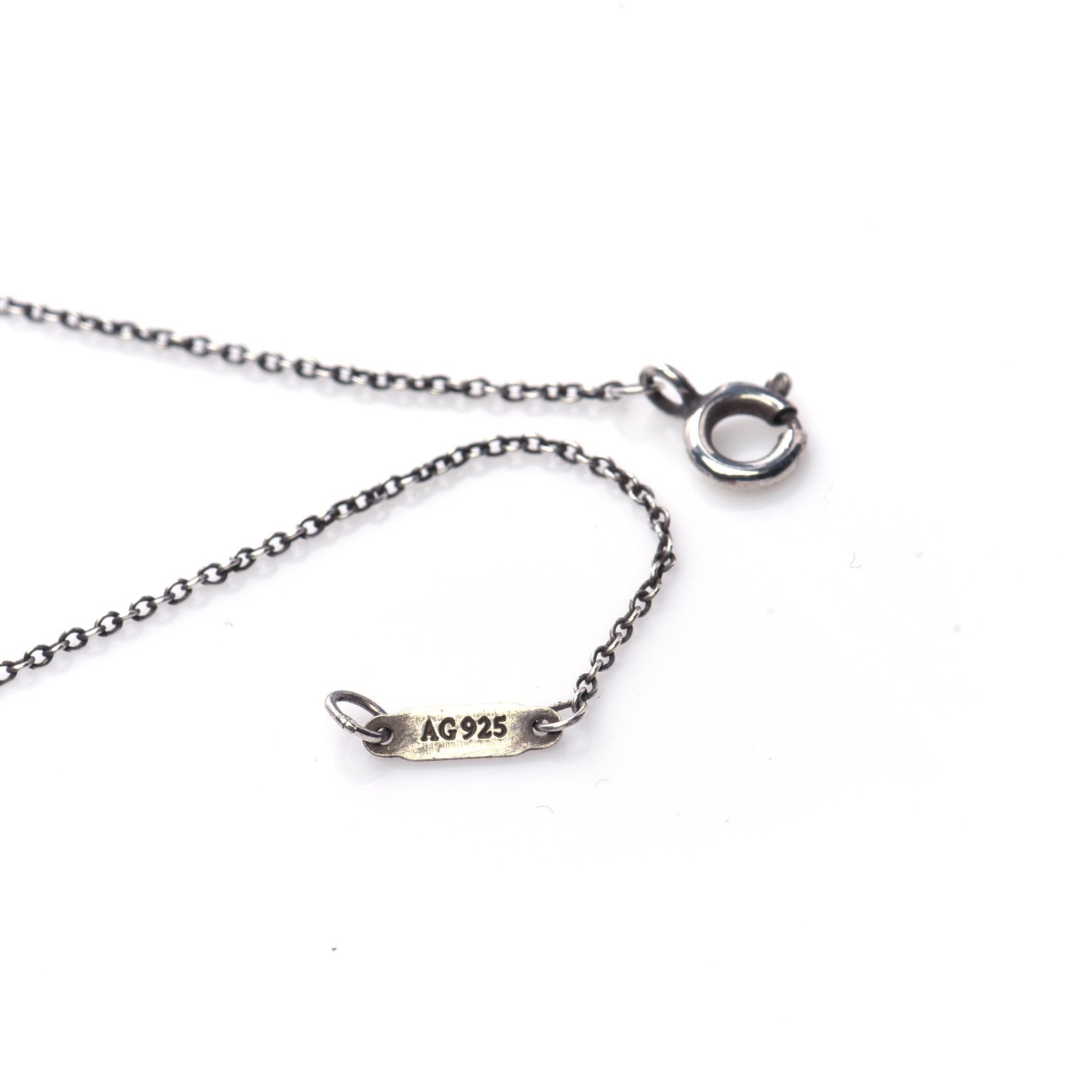 Tiffany Sterling Silver 1837 Interlocking Circles Pendant Necklace 6 of 6