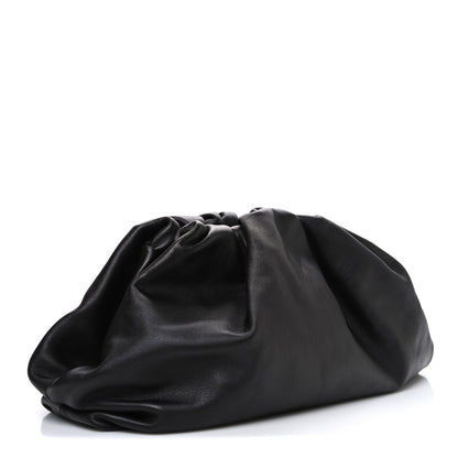 Bottega Veneta Smooth Butter Calf The Pouch Oversized Clutch Black 3 of 11