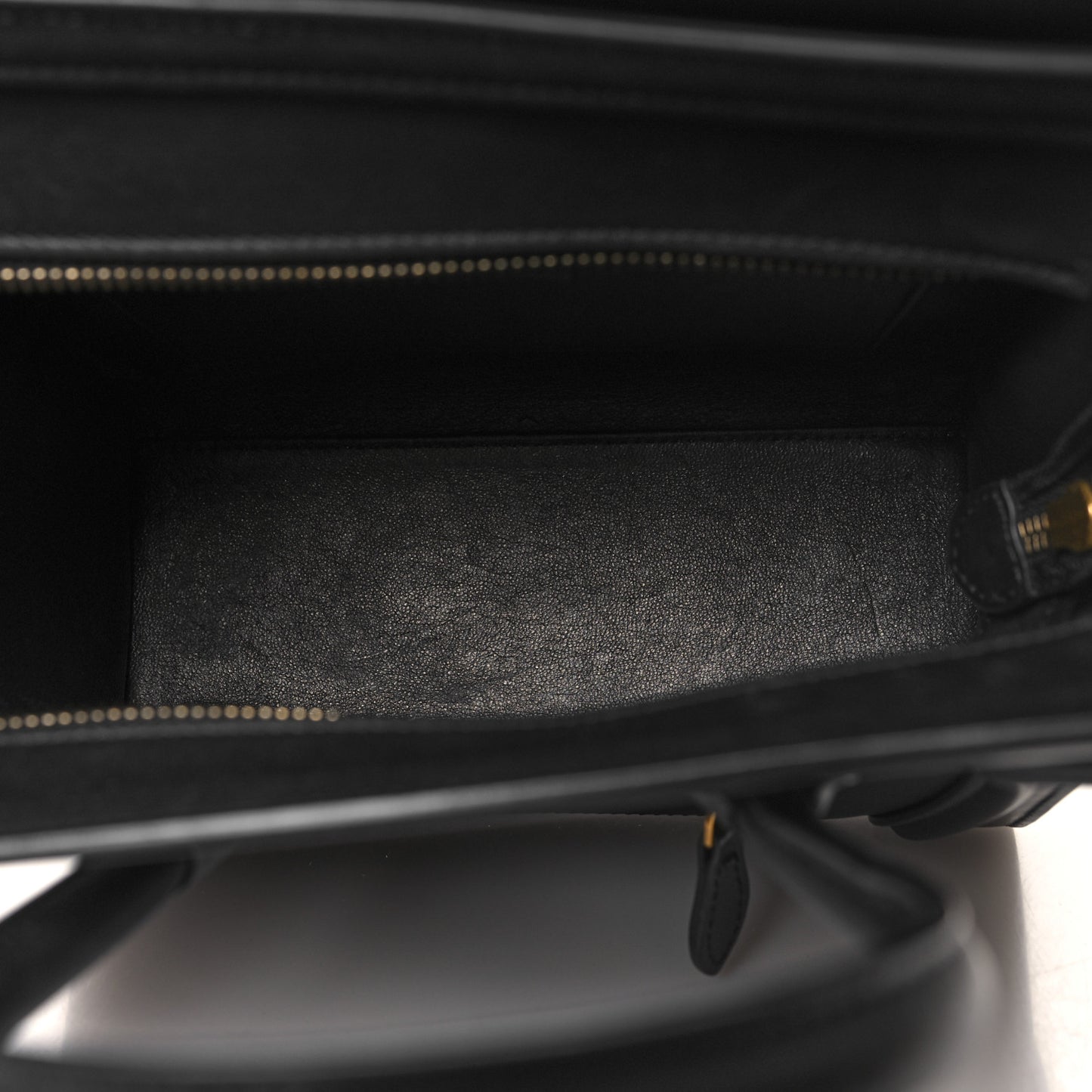 Smooth Calfskin Nano Luggage Black