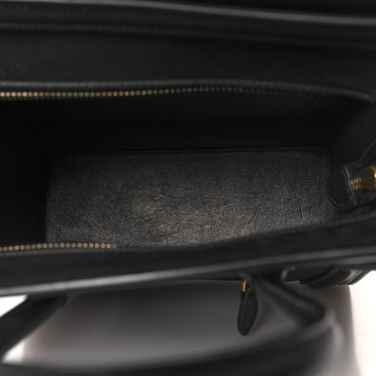 Celine Smooth Calfskin Nano Luggage Black 5 of 9