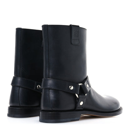 Loewe Calfskin Biker Boots 39 Black 5 of 8