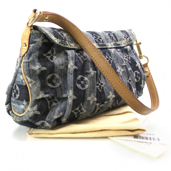 Louis Vuitton Denim Raye Mini Pleaty 3 of 9