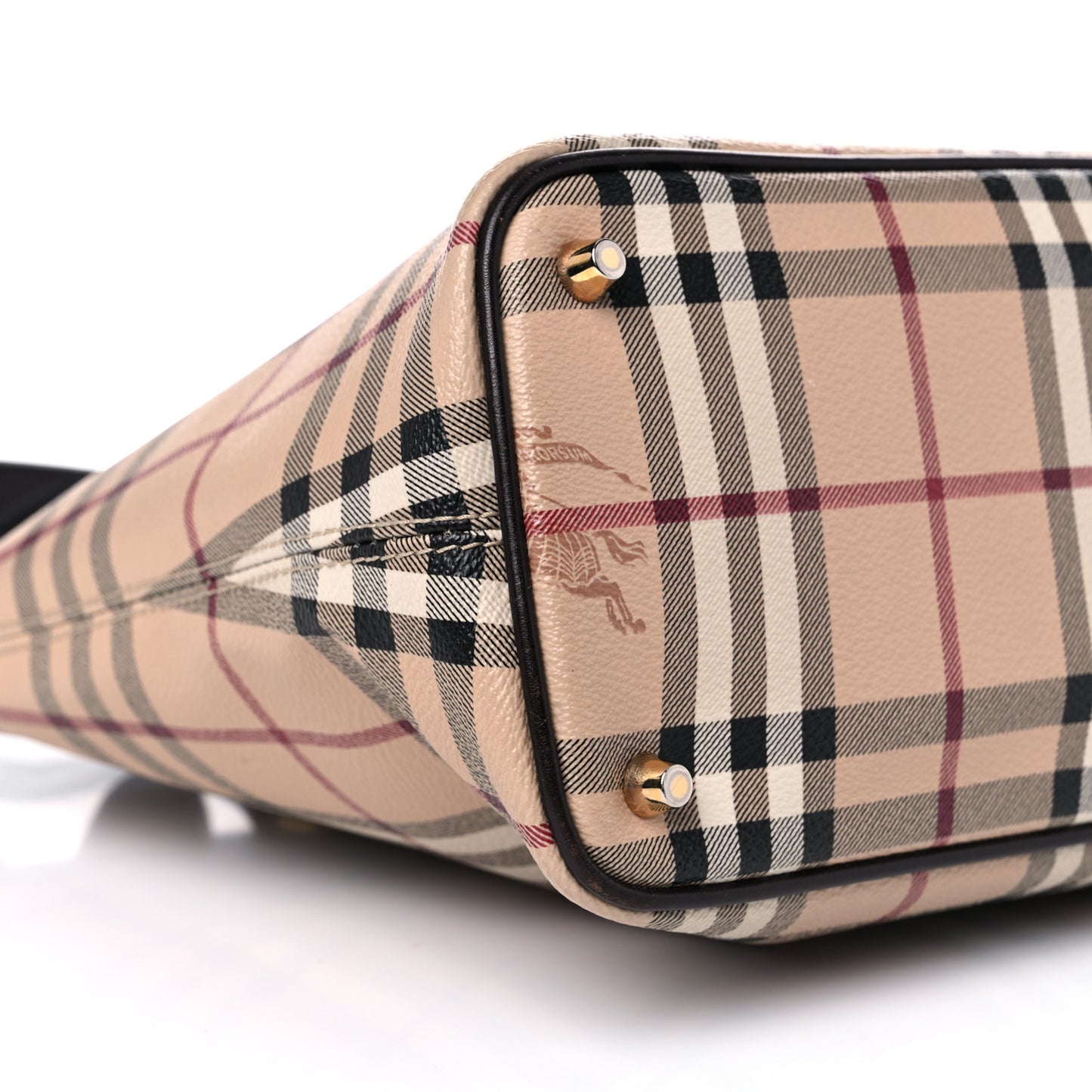 Haymarket Check Nick Tote Chocolate