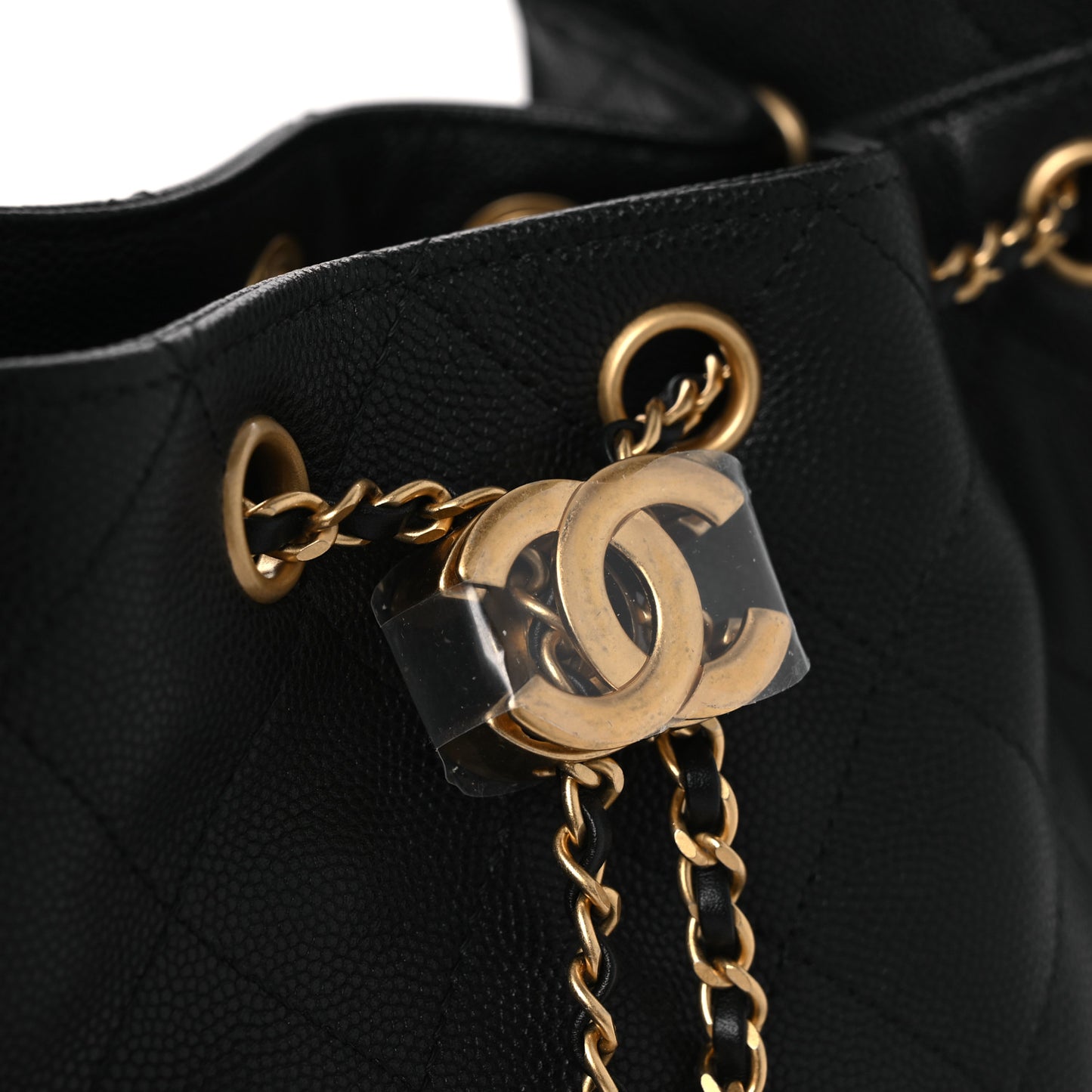 Caviar Quilted Mini Chanel 25 Handbag Black