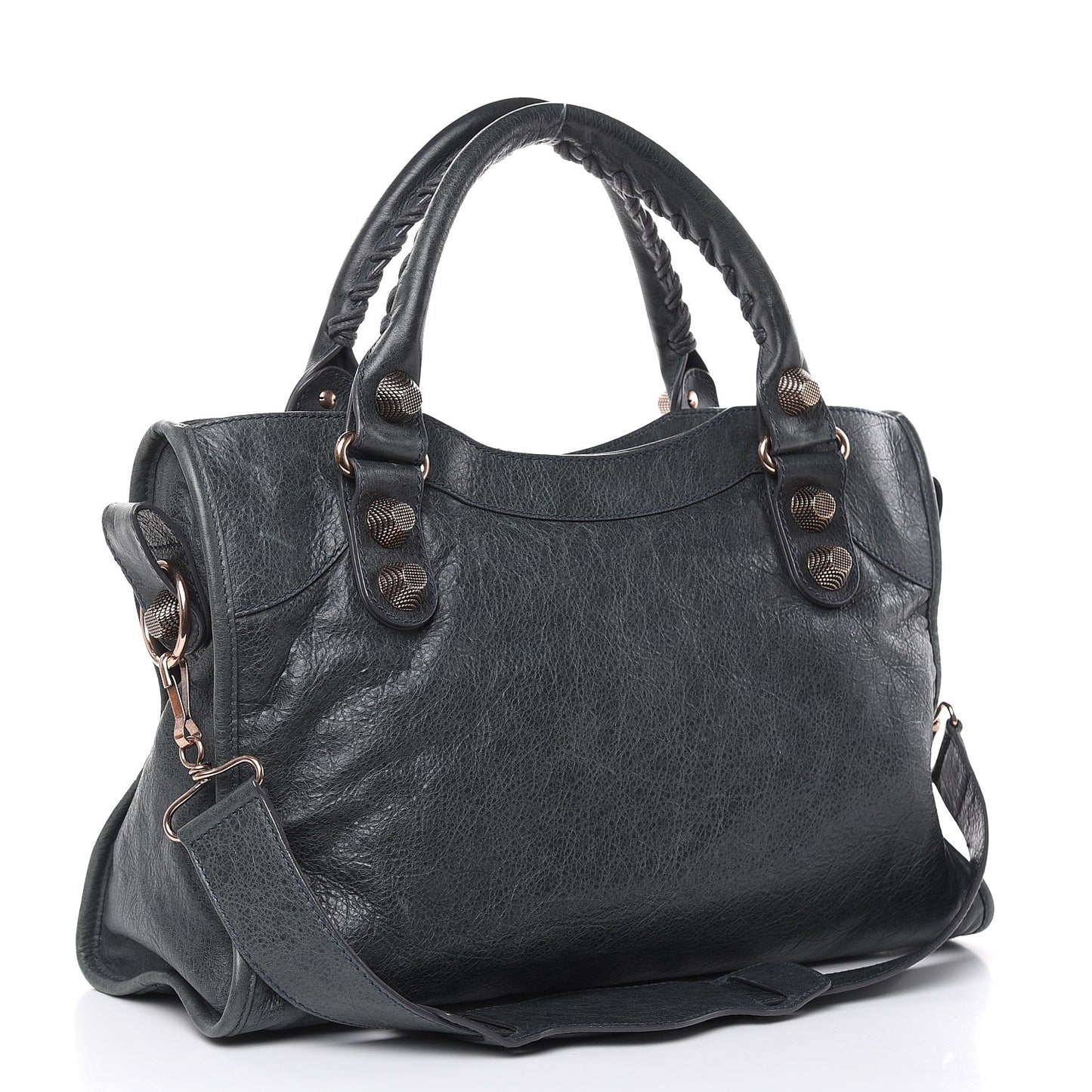 Agneau Giant 21 Rose Gold Hardware City Anthracite