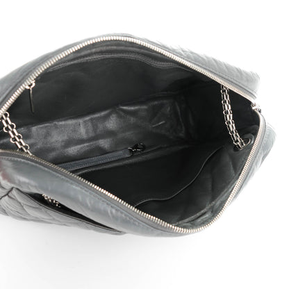 Chanel Aged Calfskin Quilted Large Reissue Camera Case Grey 5 of 7
