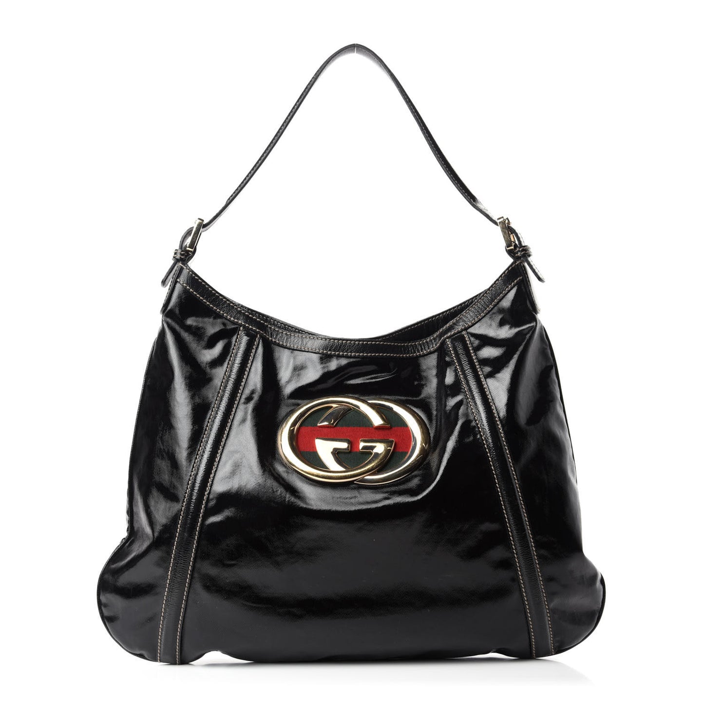 Dialux Medium Britt Shoulder Bag Black