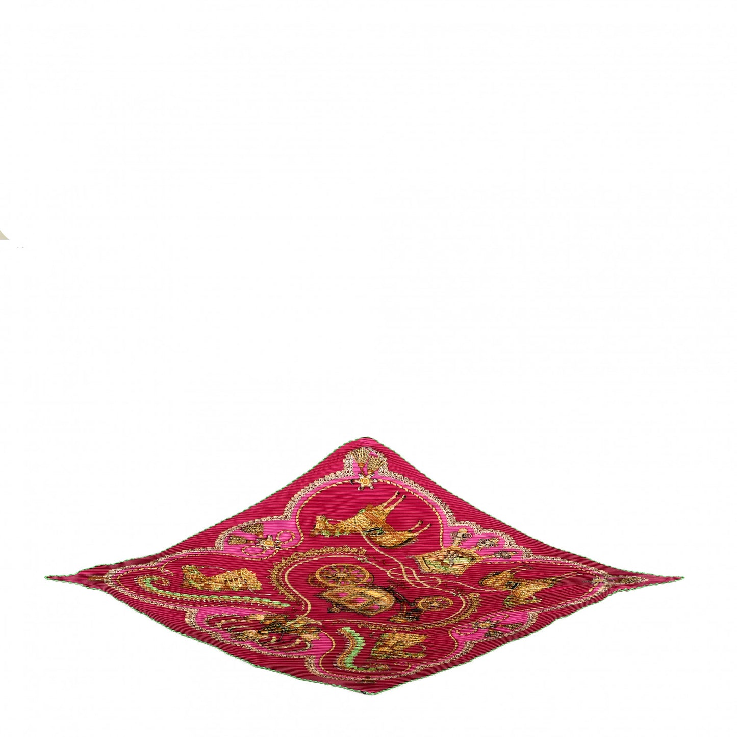 Silk Paperoles Plisse Scarf