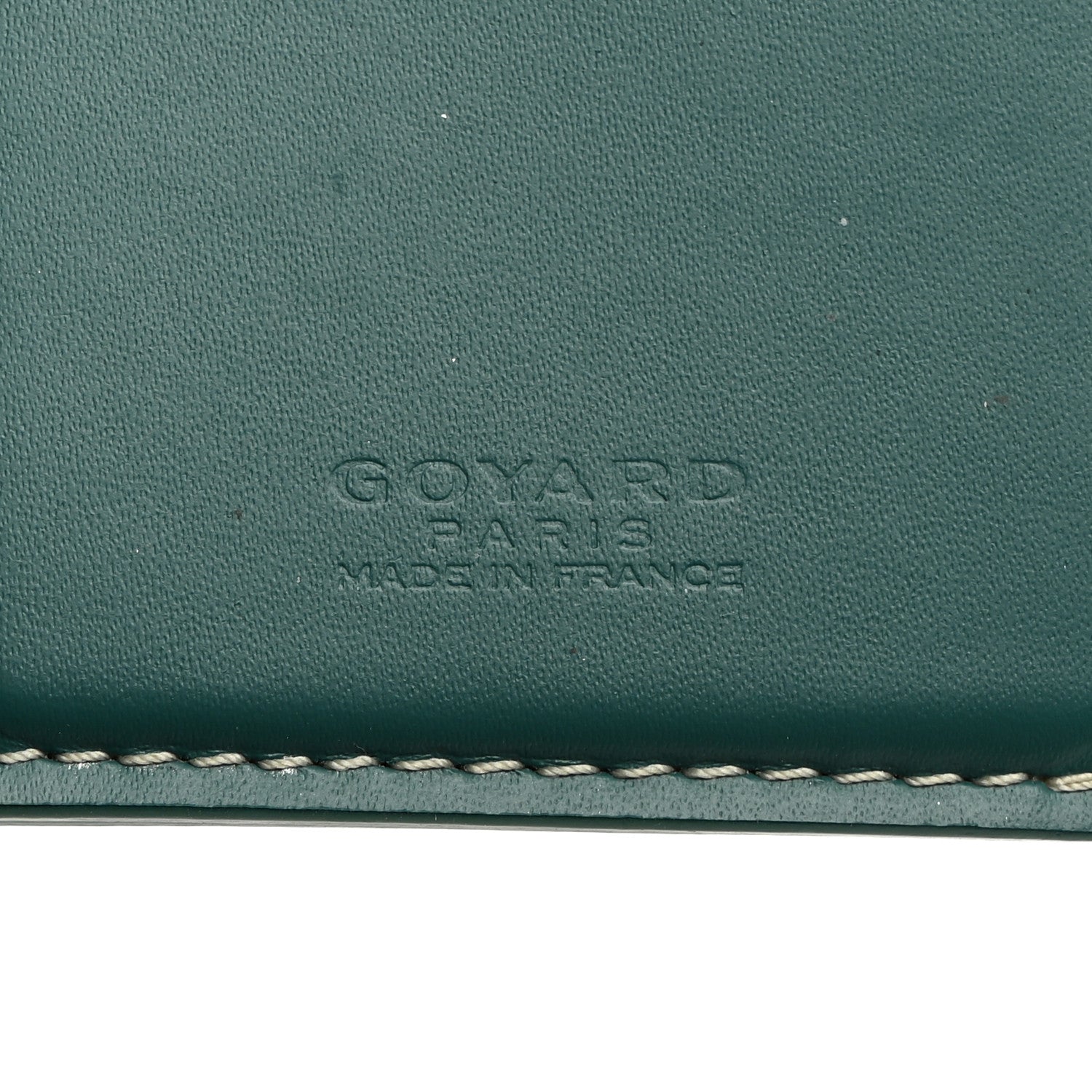 Goyard Goyardine Saint Pierre Card Holder Green 6 of 6