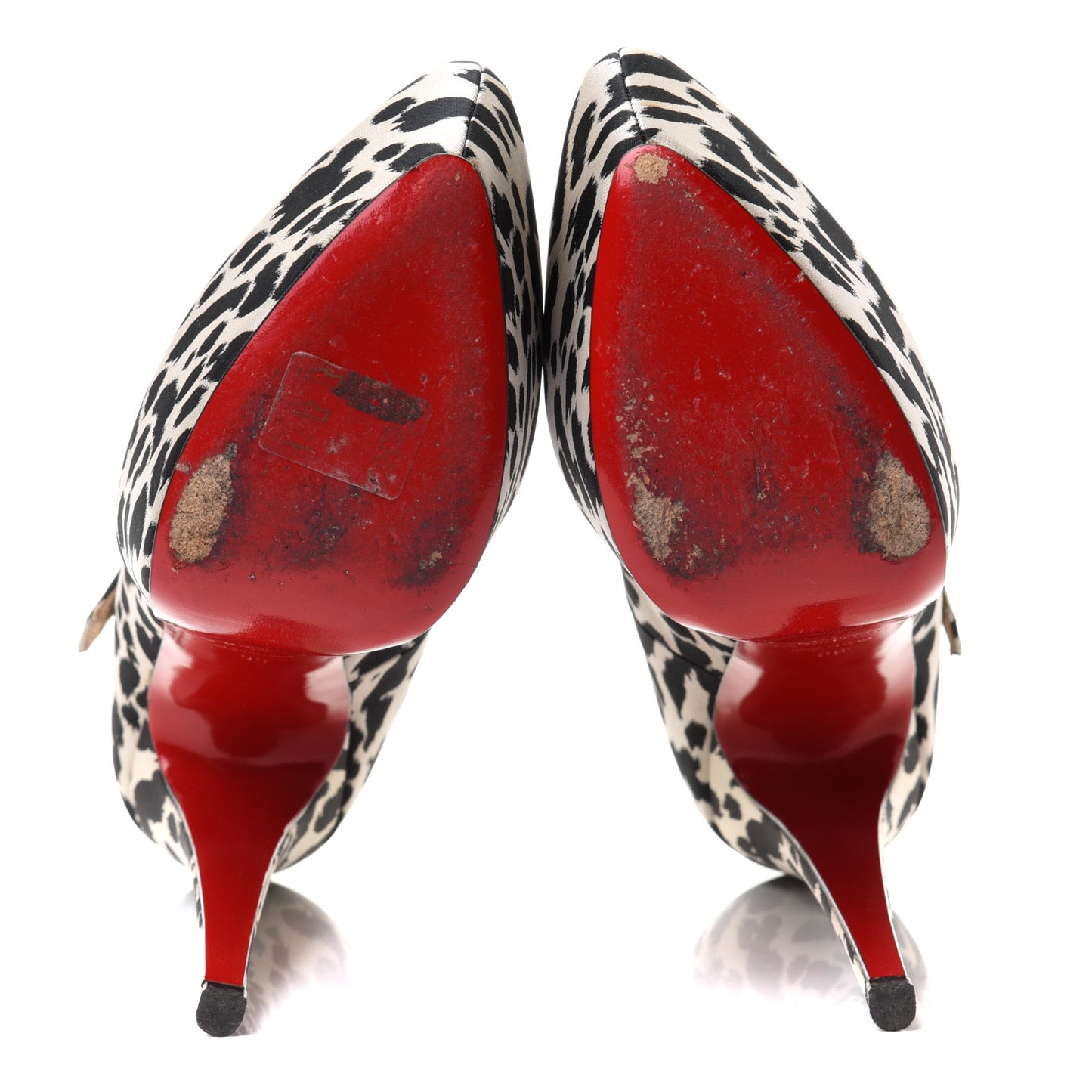 Tissu Leopardino Lady Daf 160 Pumps 39 Black White