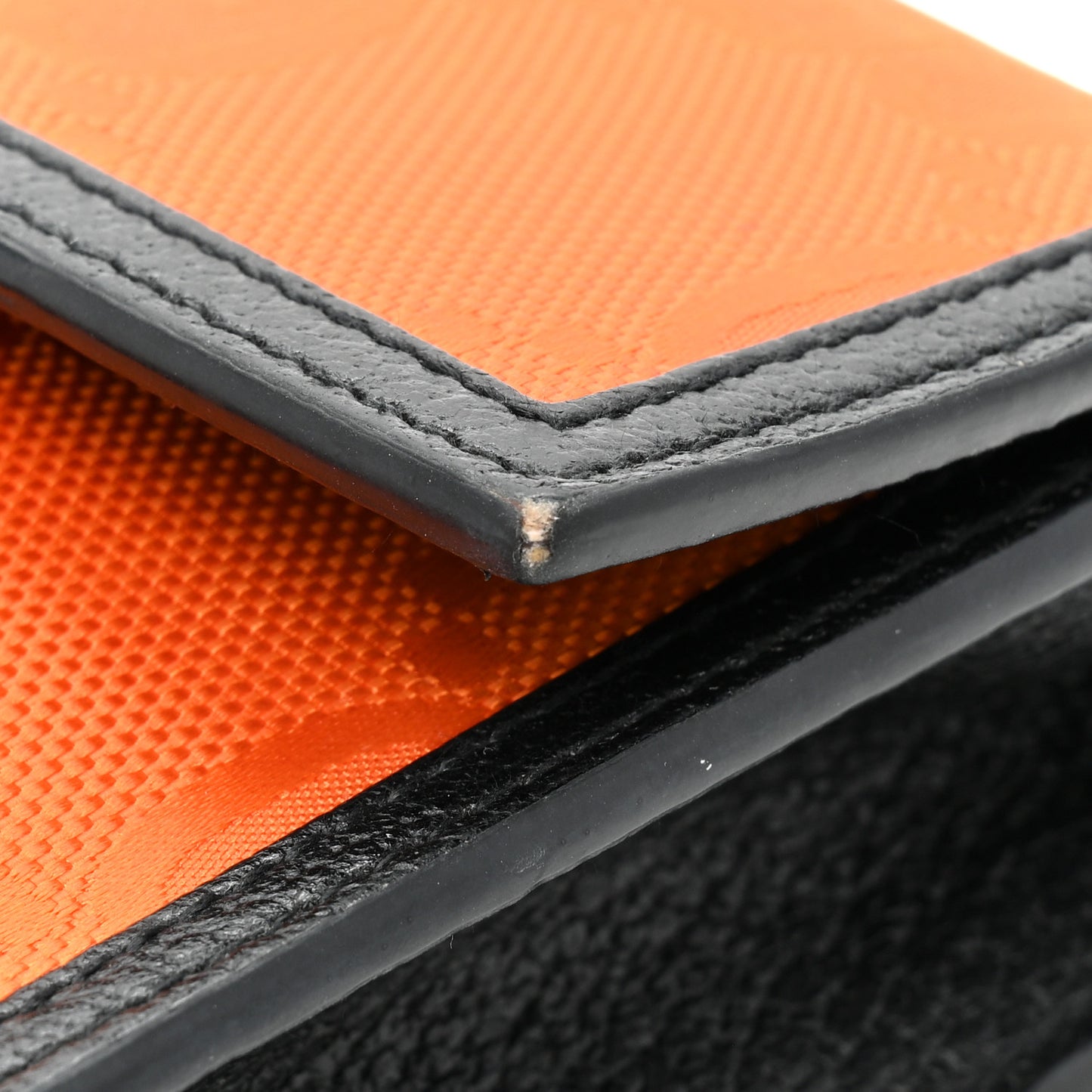 Econyl Nylon Monogram Off The Grid Crossbody Bag Carrot Orange Black