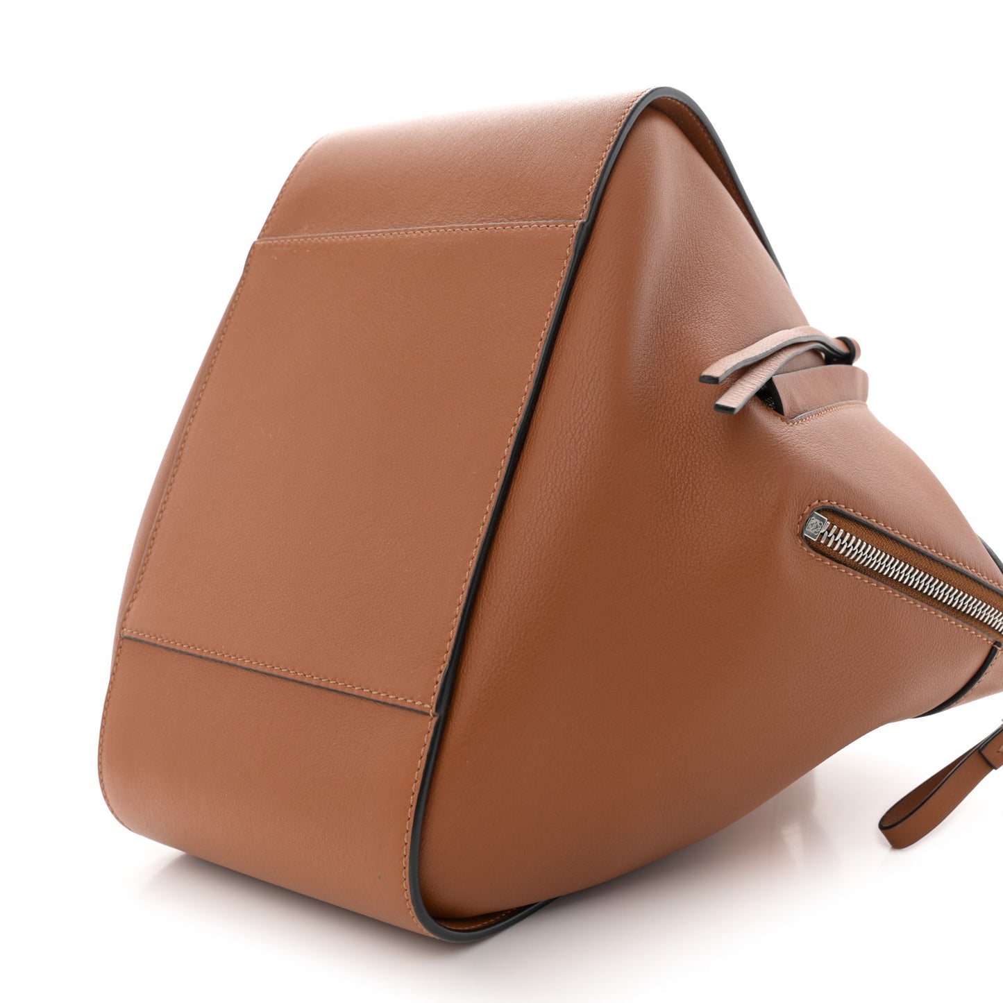Calfskin Small Hammock Shoulder Bag Tan