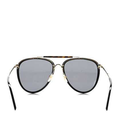 Gucci Metal Aviator Sunglasses GG0672S Black Gold 7 of 7