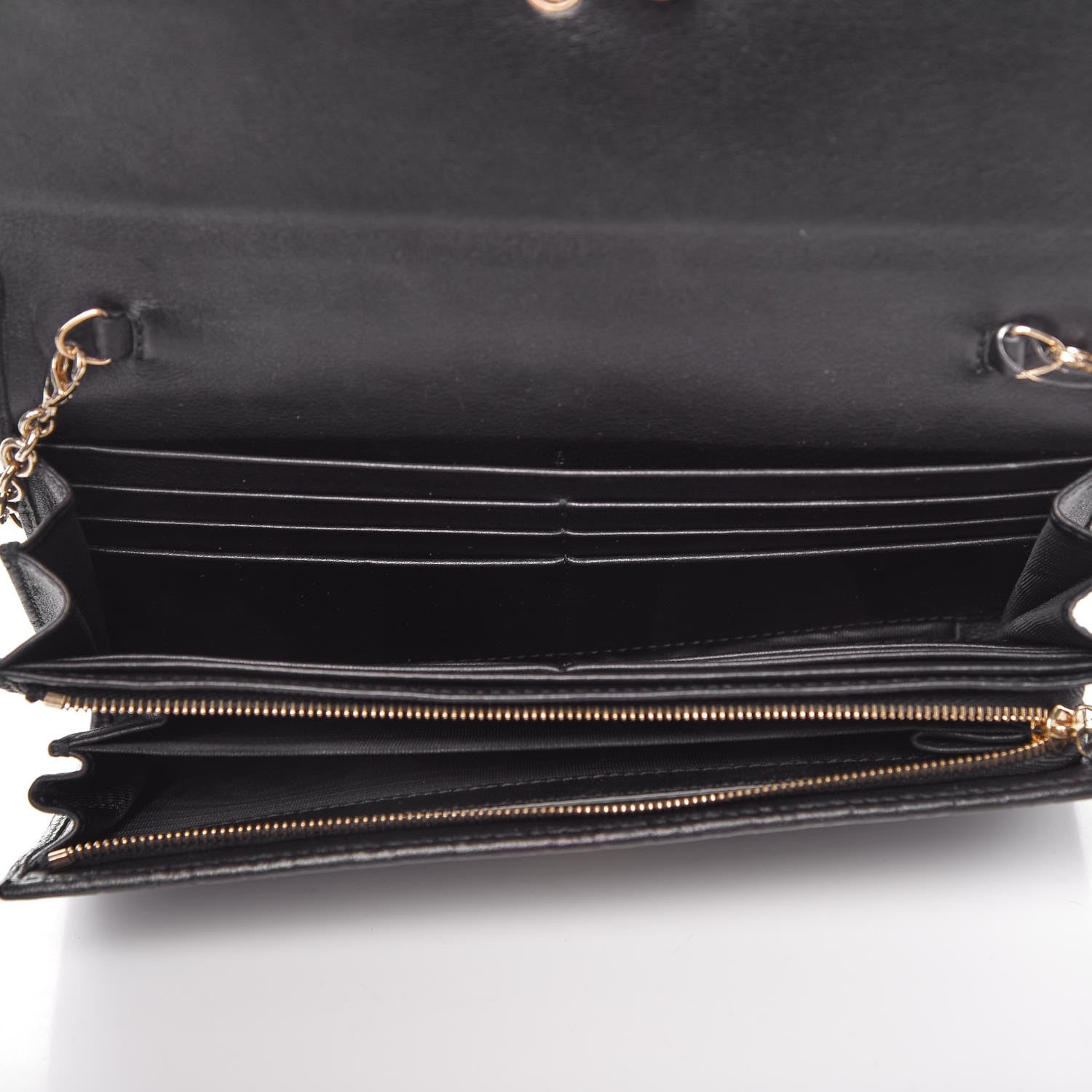 Gucci Soft Microguccissima Dice Chain Wallet Black 5 of 7