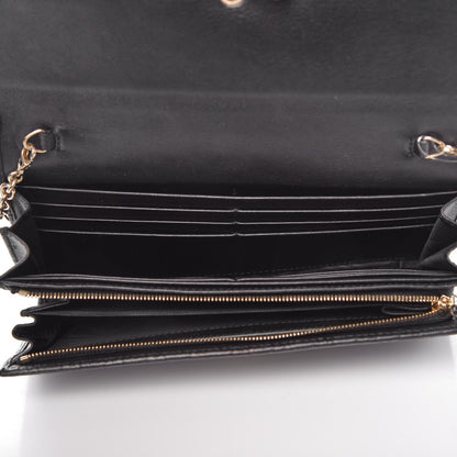 Gucci Soft Microguccissima Dice Chain Wallet Black 5 of 7