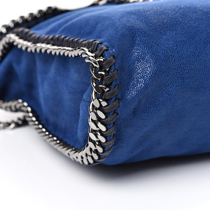 Stella McCartney Shaggy Deer Falabella Fold Over Tote Royal Blue 8 of 9