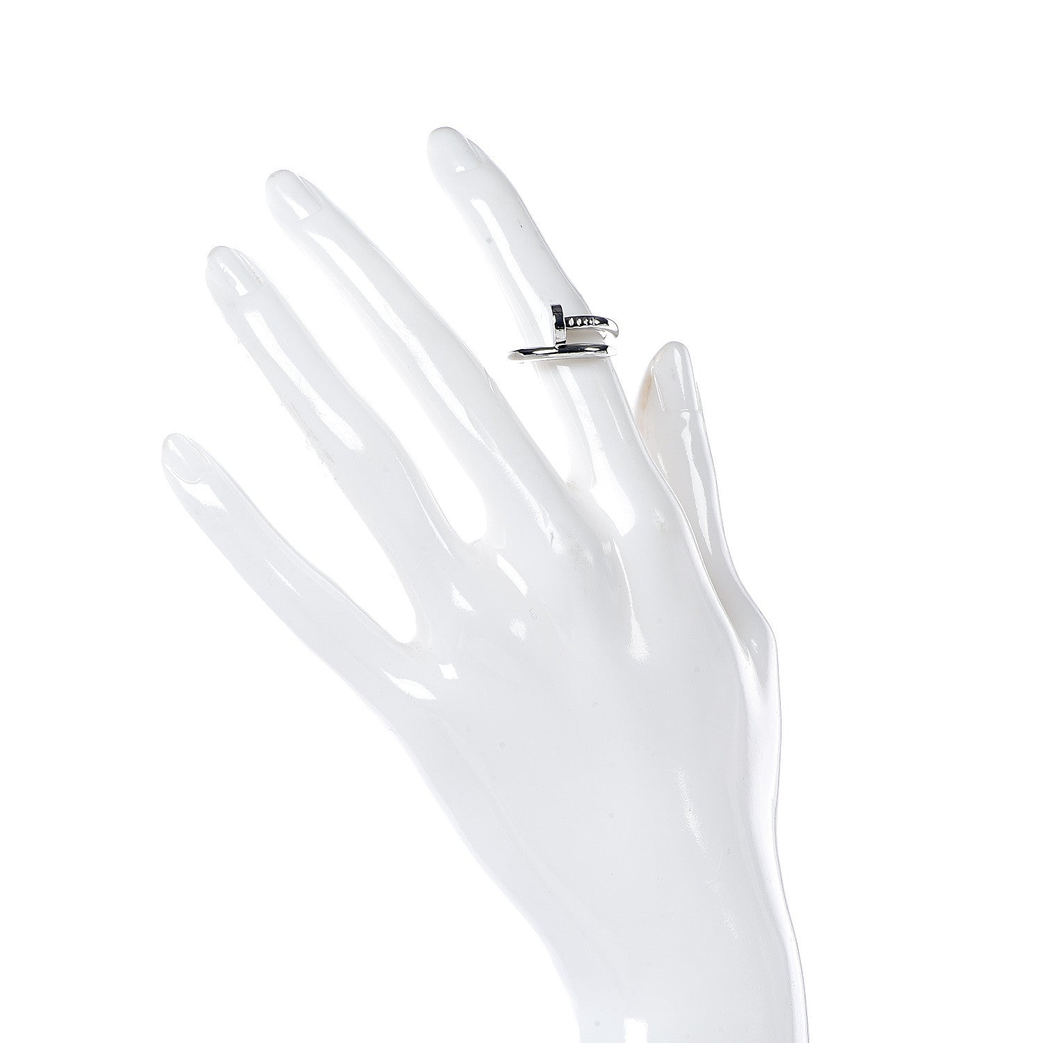 Cartier 18K White Gold Juste Un Clou Ring 52 6 2 of 5