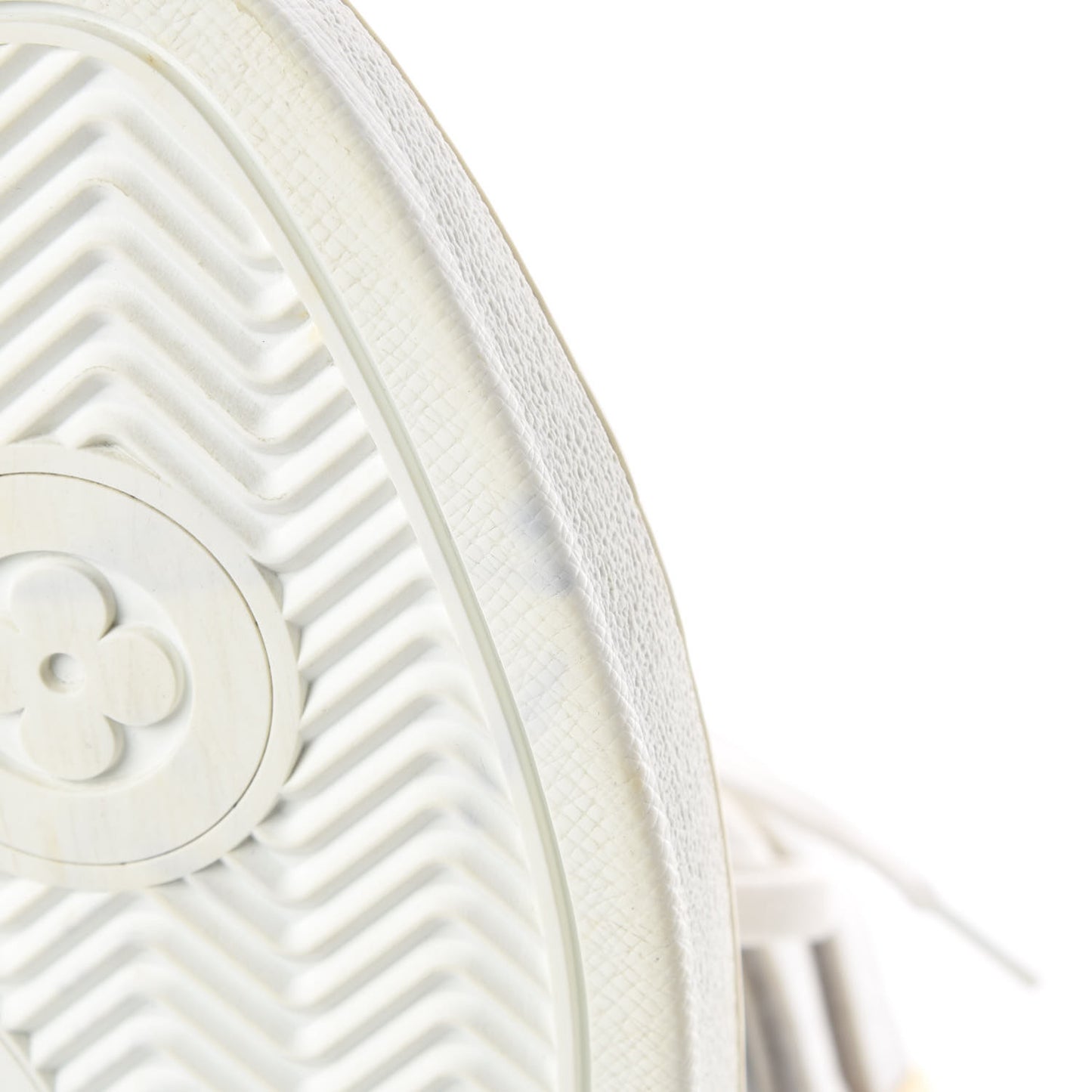 Calfskin Reverse Monogram Boombox High Top Sneakers 38 White