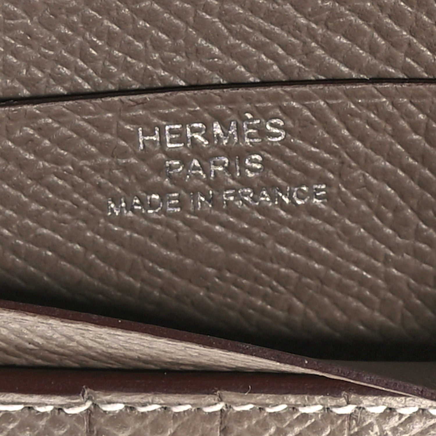 Hermes Epsom Bearn Compact Wallet Etoupe 6 of 8