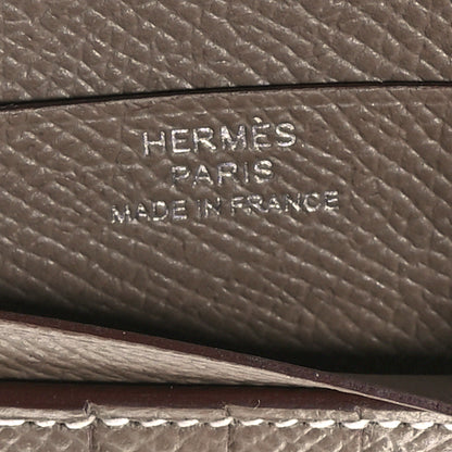 Hermes Epsom Bearn Compact Wallet Etoupe 6 of 8