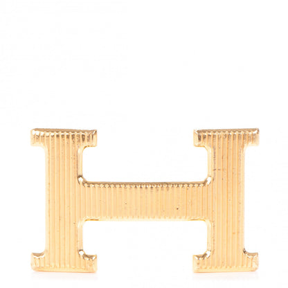Hermes Strie 32mm H Belt Buckle Gold 1 of 4