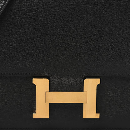 Hermes Chevre Mysore Constance 18 Black 9 of 12